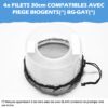 BLAM! 4 Round Replacement Threads compatible with Biogents BG-Gat(*). Replacement for Mosquito Trap - Image 3