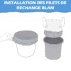 BLAM! 4 Round Replacement Threads compatible with Biogents BG-Gat(*). Replacement for Mosquito Trap - Image 2