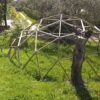 DOMESTAR 3V 3/8: Kit di 46 connettori di montaggio in metallo zincato per cupola geodetica di frequenza 3 - immagine 2