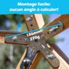 Conectores de cúpula geodésica DOMESTAR F2 2V: kit de 26 conectores de montaje metálicos de acero galvanizado para cúpula de frecuencia 2 - Imagen 4