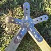 DOMESTAR 3V 5/8 Geodesic Dome Connectors 3V 5/8: Kit of 61 Metal Galvanized Steel Mounting Connectors for Frequency 3 Dome - Image 6