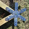 DOMESTAR 3V 5/8 Geodesic Dome Connectors 3V 5/8: Kit of 61 Metal Galvanized Steel Mounting Connectors for Frequency 3 Dome - Image 7