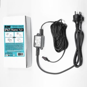 Trasformatore di alimentazione BLAM 12V compatibile con Biogents(*) BG-Mosquitaire(*) – Trappola per zanzare, IP67, cavo da 9 m, spina UE