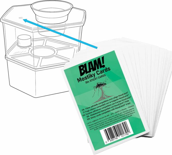BLAM! Mostiky – 30 doppelseitige Klebefolien kompatibel mit HexaCatch(*) und Barricade(*) – Bild 3